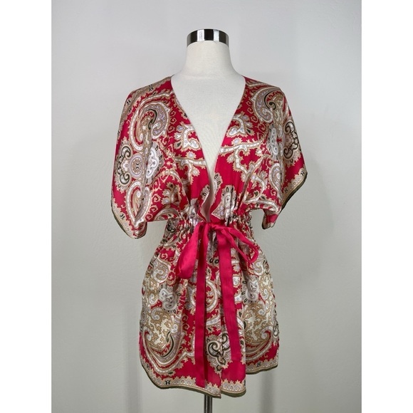 Cabi Kimono Silk Cover Up - Picture 1 of 9
